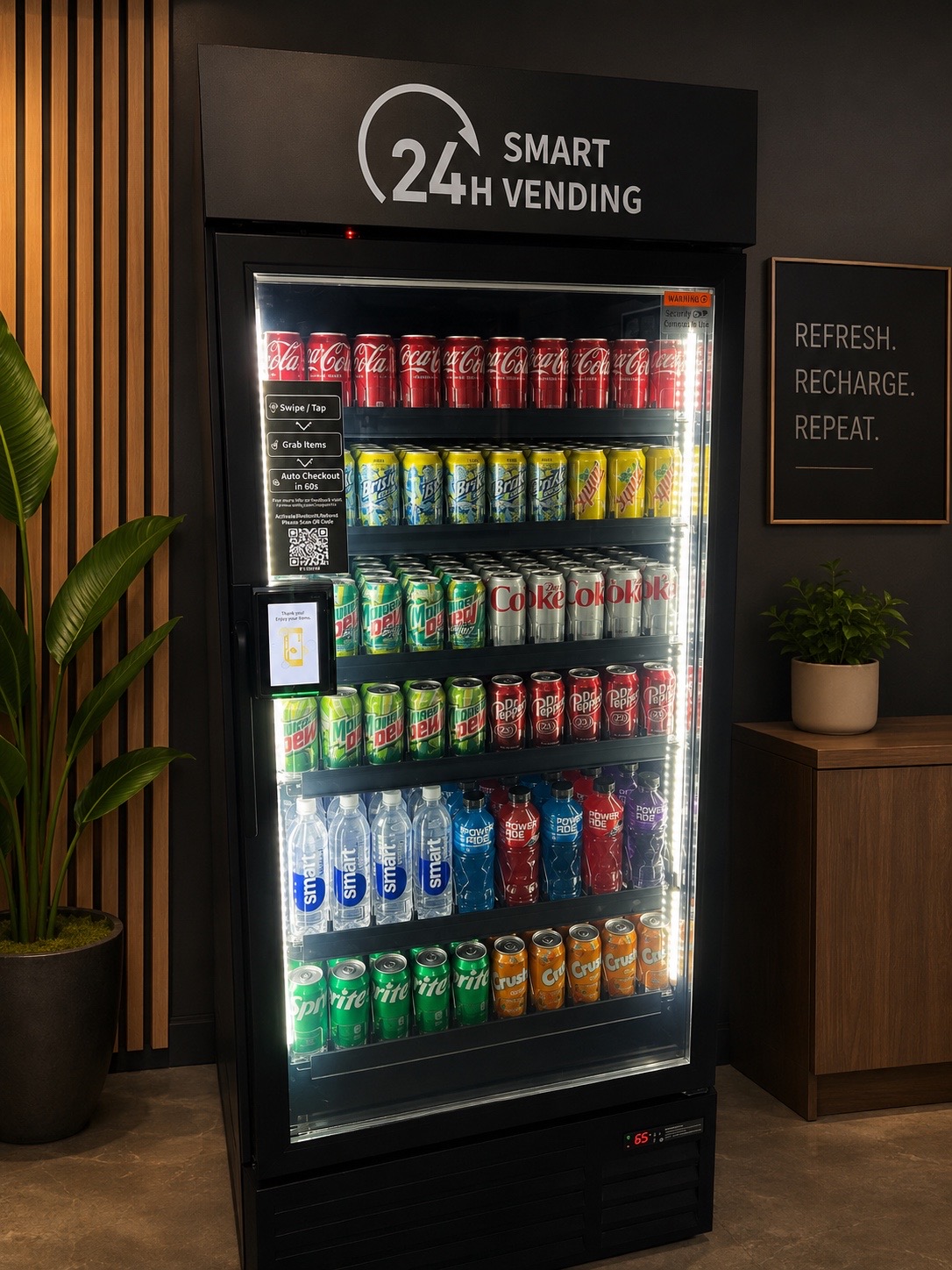 Stocked all drinks